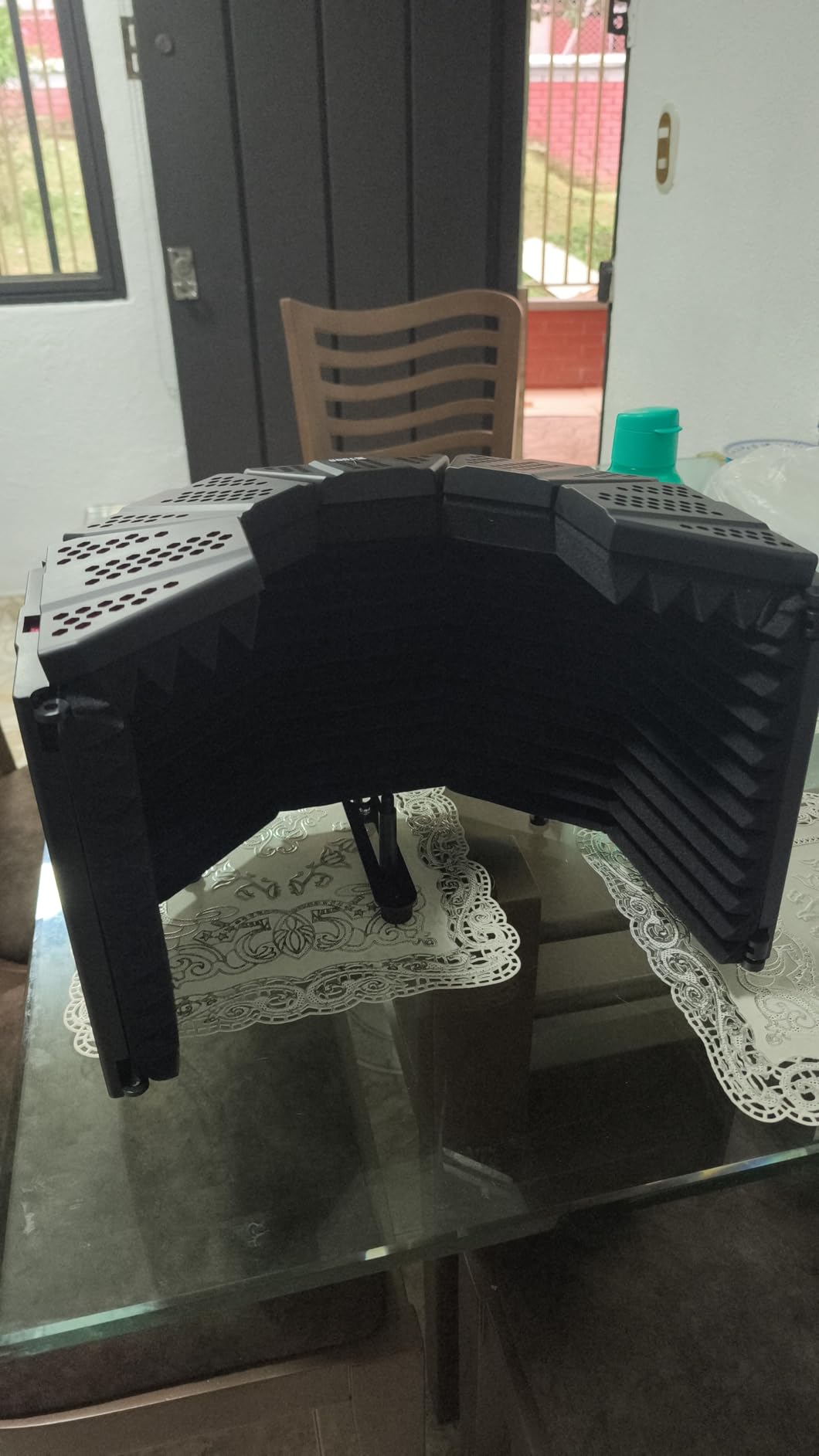 XTUGA MIS02 Recording Microphone Isolation Shield, 5 Panels Soundproof Foam customer photo 2