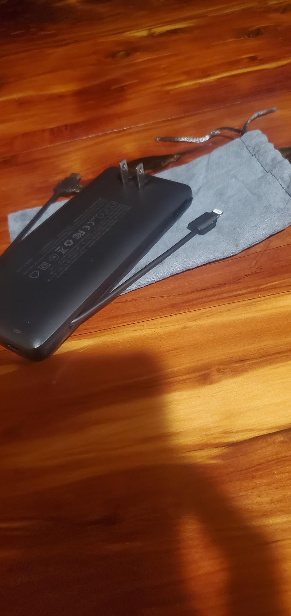 VEGER Portable Charger for iPhone, Power Bank Built in Cables and Wall Plug customer photo 1