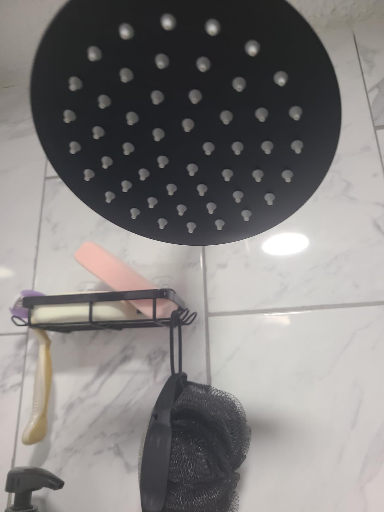 Black Shower Head And Faucet Set Complete With Valve Shower Fixtures With 6 Inch High Pressure Rain Shower Head Trim kit Regaderas Para bBaño Modernas customer photo 2