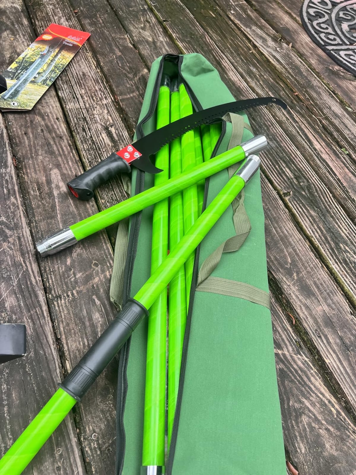 27 Feet Tree Pole Pruner Manual Branches Trimmer Tree Branch Garden Tools Loppers Hand Pole Saws Extendable Height customer photo 2