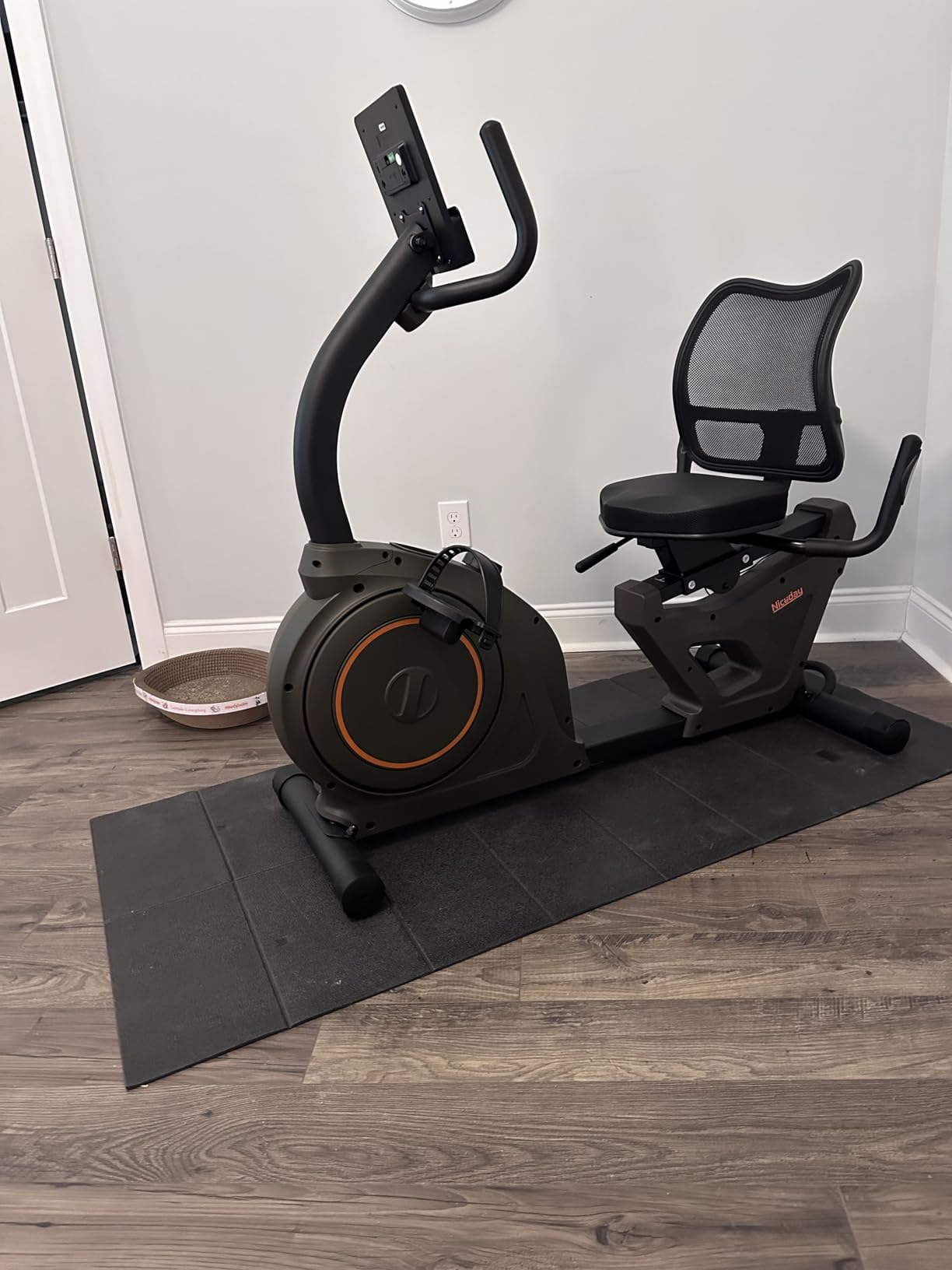 Niceday Recumbent Exercise Bike for Home Stationary Bike with APP Training customer photo 1