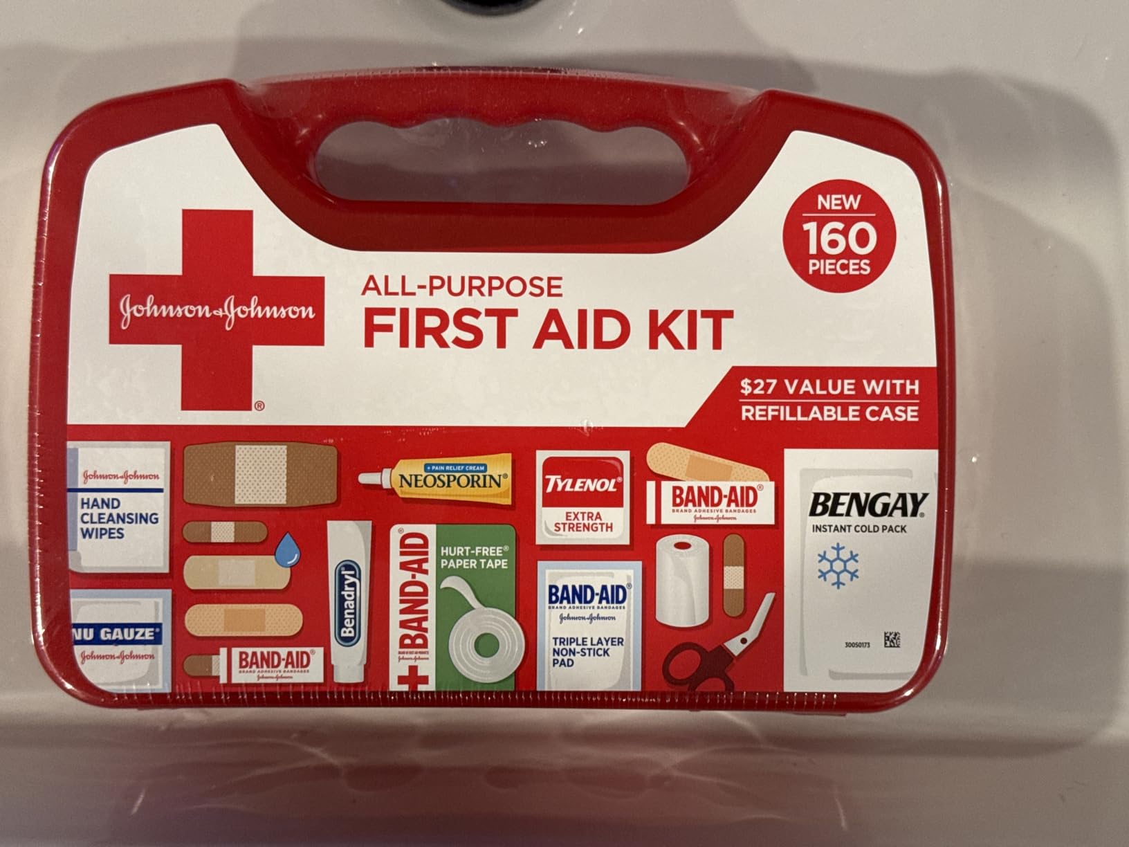 BAND-AID Brand All-Purpose Portable Compact First Aid Kit, 160 Piece customer photo 1