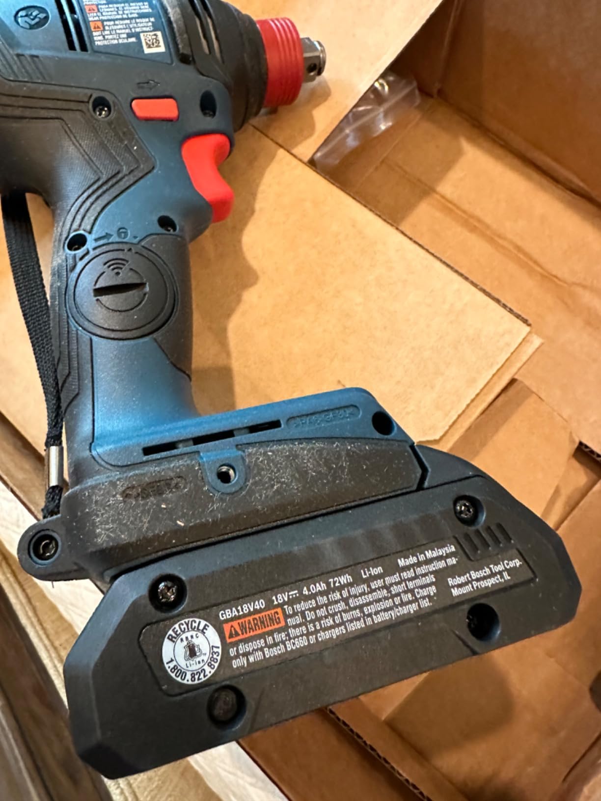 BOSCH GDX18V-1860CB15 18V Connected-Ready Two-In-One 1/4 In. and 1/2 In. Bit/Socket Impact Driver/Wrench Kit with (1) CORE18V 4 Ah Advanced Power Battery customer photo 2