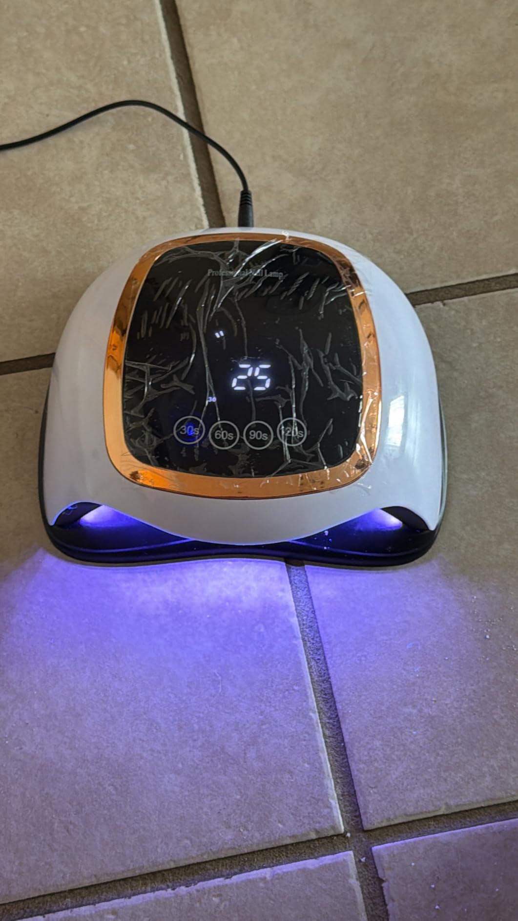 UV Nail Lamp, 180W LED Nail Dryer for Gel Polish, Touch Screen, 42 Beads customer photo 1