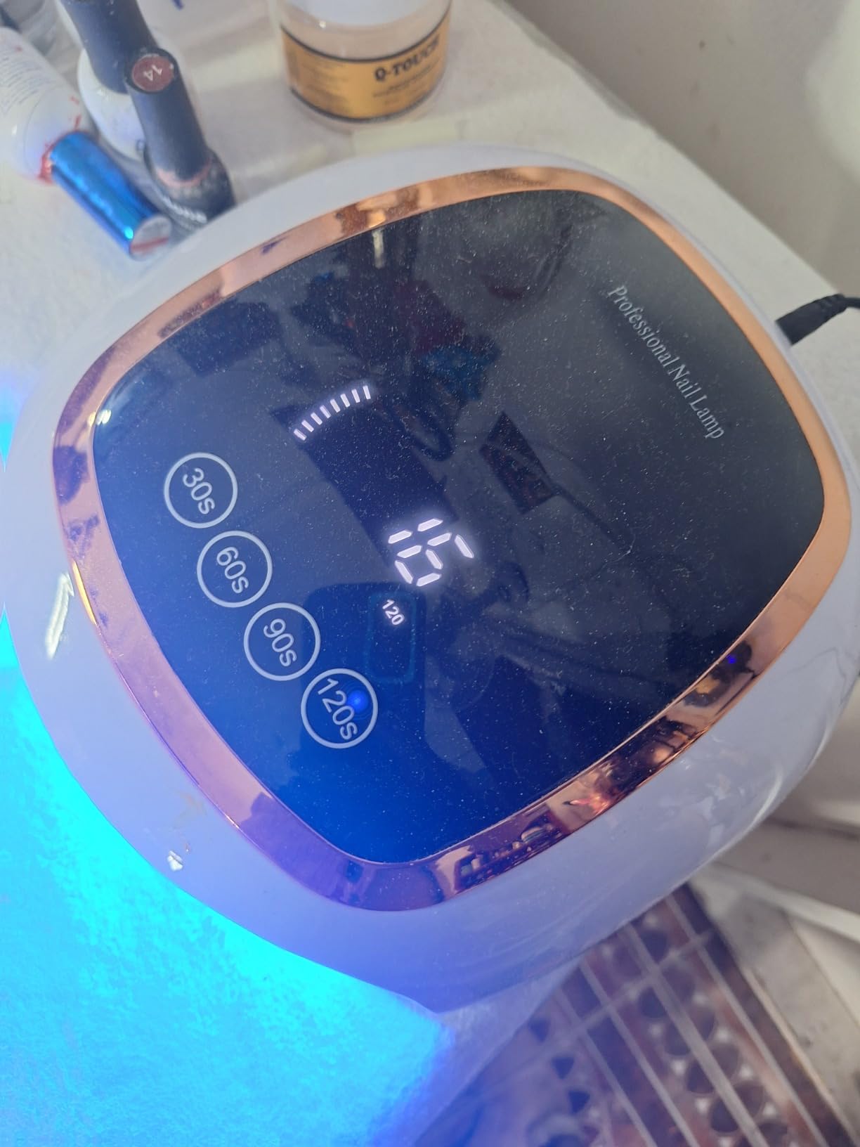 UV Nail Lamp, 180W LED Nail Dryer for Gel Polish, Touch Screen, 42 Beads customer photo 2