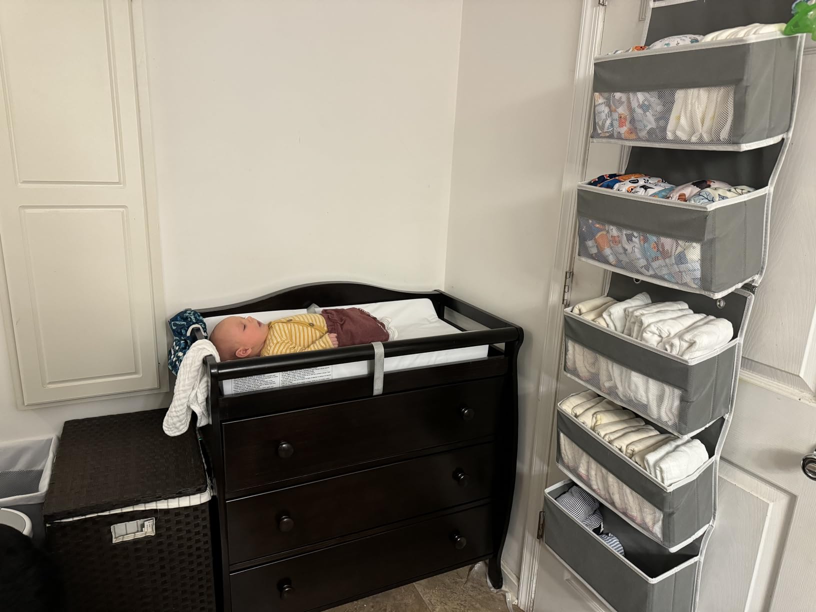Costzon 3-Drawer Changing Table, Infant Diaper Changing Station with Drawers, Safety Rails & Strap, Baby Changing Table Dresser for Nursery, Easy Assembly (White) customer photo 1