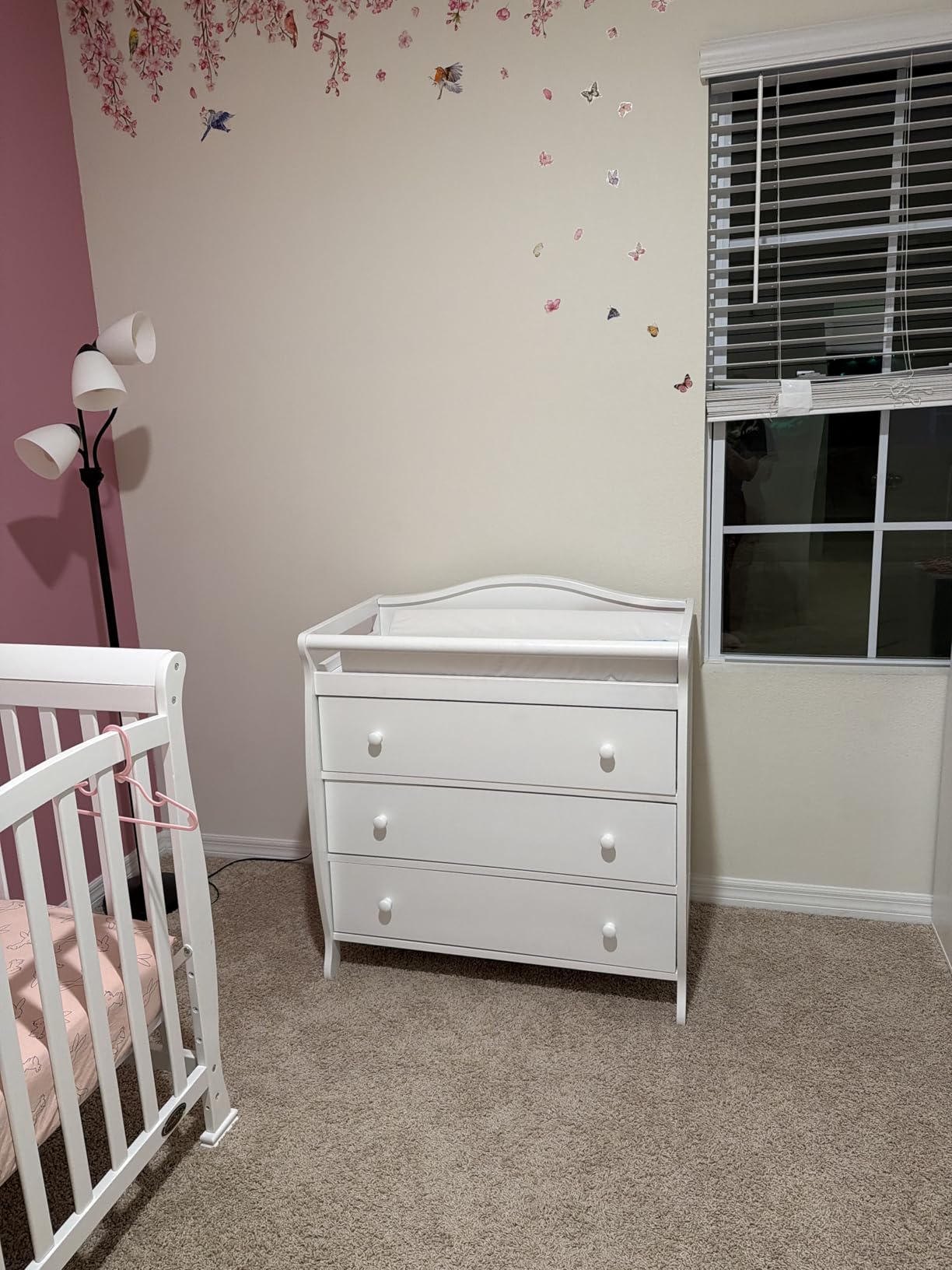 Costzon 3-Drawer Changing Table, Infant Diaper Changing Station with Drawers, Safety Rails & Strap, Baby Changing Table Dresser for Nursery, Easy Assembly (White) customer photo 2