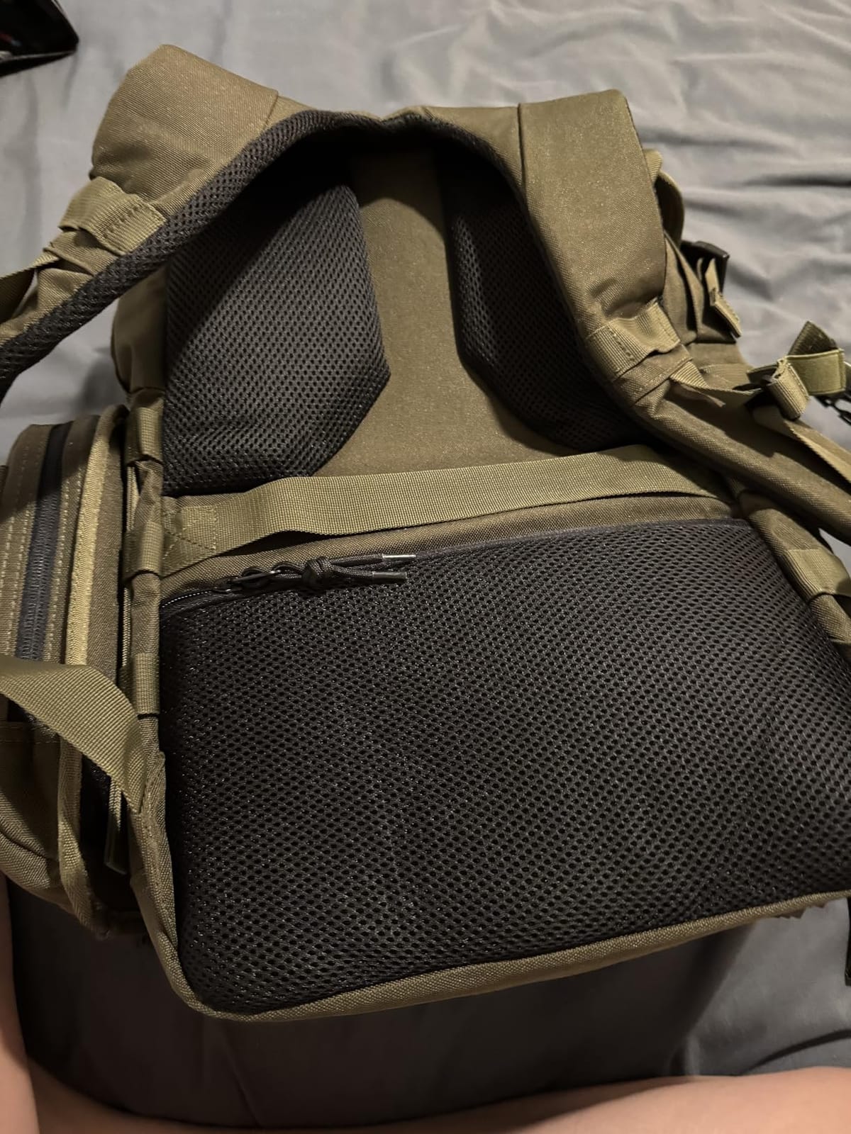 Dinictis Dad Diaper Bag Backpack with Diaper Changing Mat - Black Camo customer photo 1