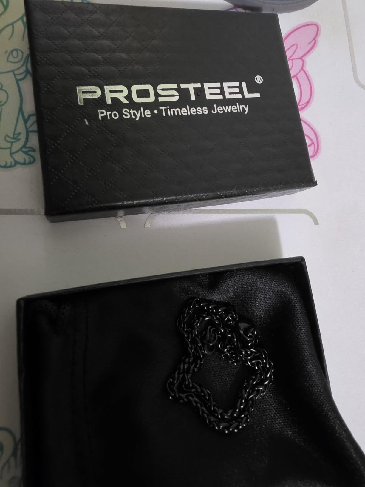 PROSTEEL Ankle Bracelets for Women, Silver/Gold/Black, Waterproof Anklets customer photo 1