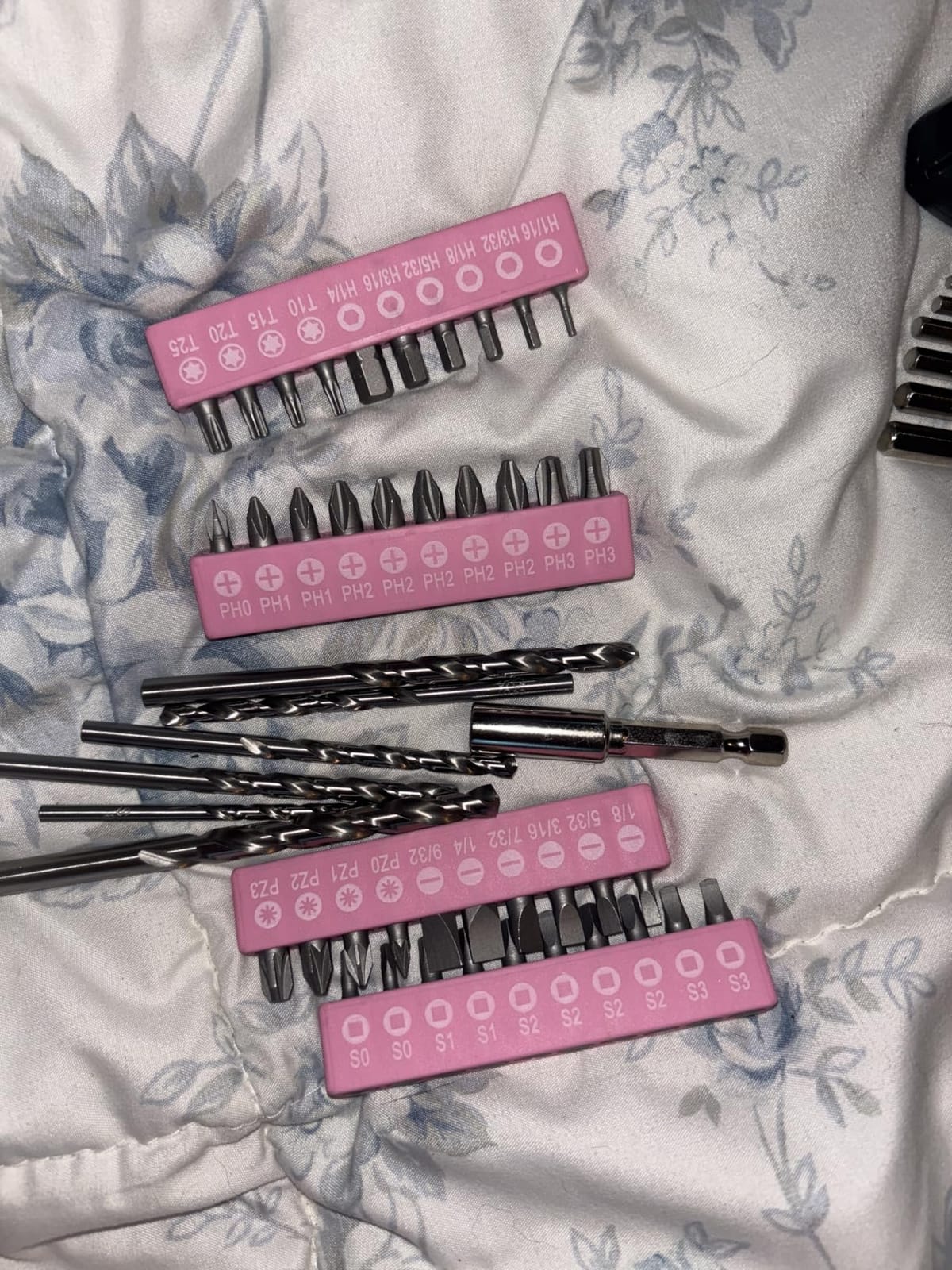 WORKPRO 20V Cordless Pink Drill Set for Women, Pink Tool Set with Bag customer photo 2