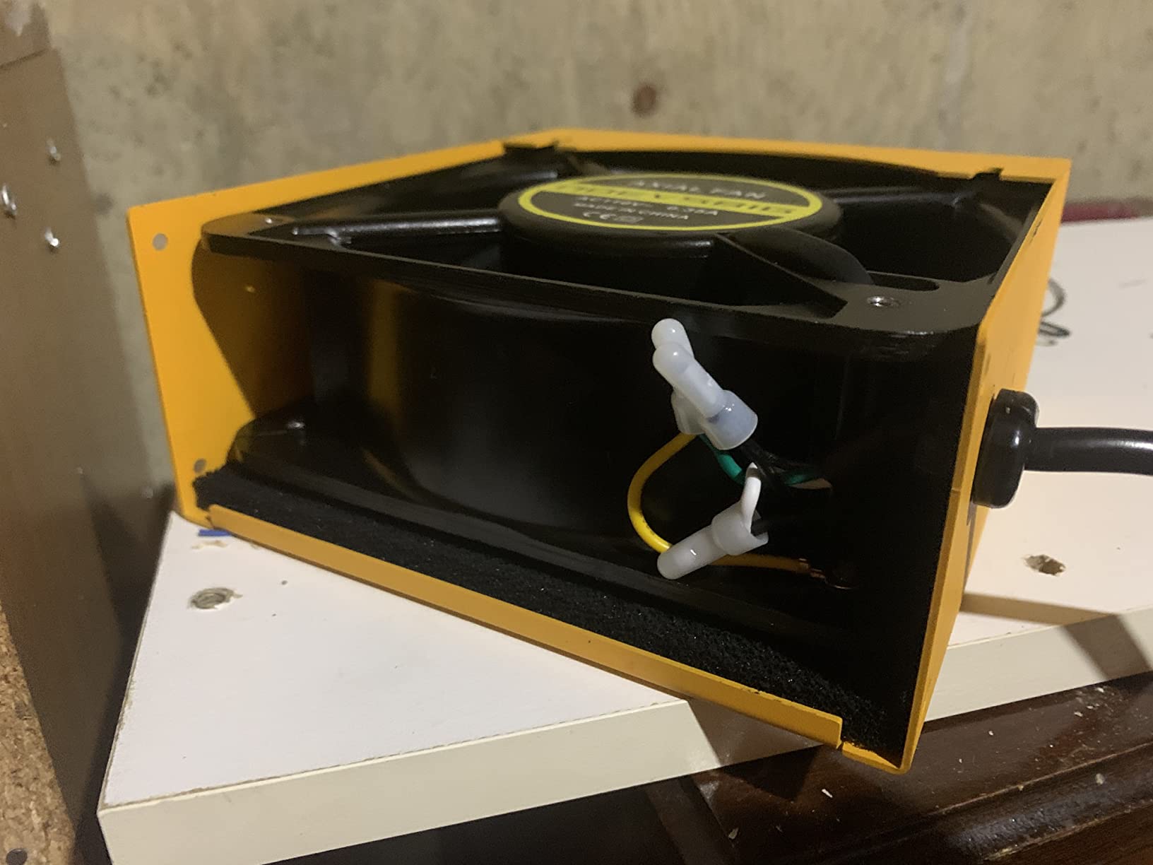 Solder Fume Extractor Smoke Absorber Remover Smoke Prevention Absorber Smoke Fan 12V Soldering Fan DIY Working Fan Fume Extractor for Soldering Station Stained Glass Laser Cutter Repairing DIY Hobby customer photo 2
