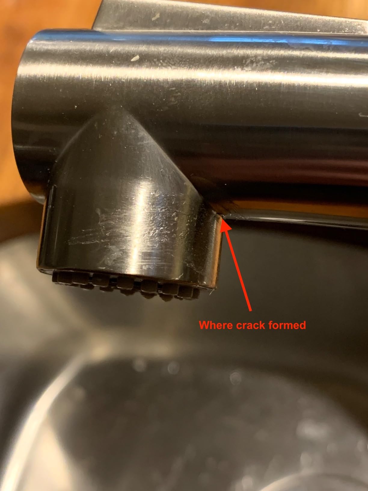 GIMILI Bar Sink Faucet Brushed Nickel Single Hole | Single Handle Hot and Cold Prep Sink Faucet with Pull Down Sprayer Modern customer photo 1