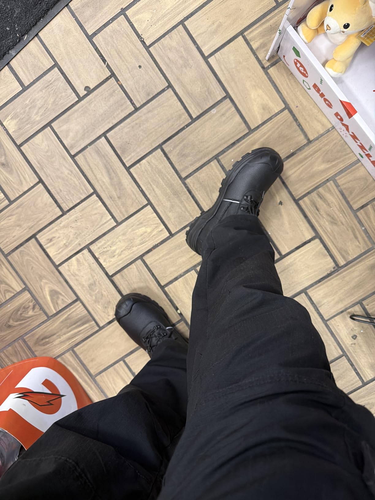 DRKA Water Resistant Steel Toe Work Boots For Men, 6'' EH-Rated Safety Boots customer photo 1