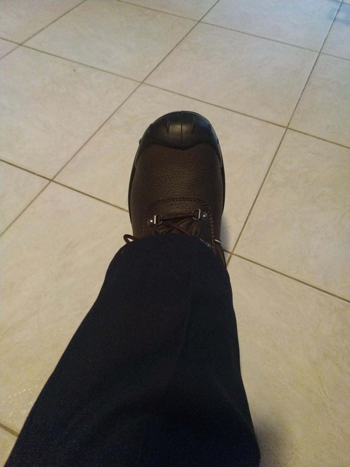 DRKA Water Resistant Steel Toe Work Boots For Men, 6'' EH-Rated Safety Boots customer photo 2