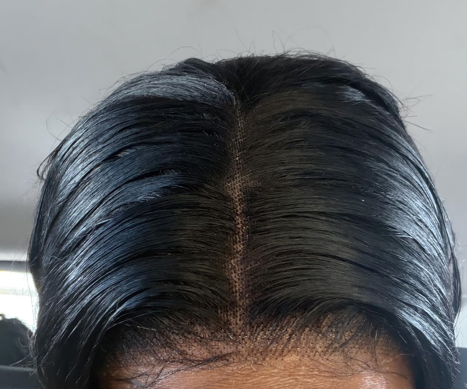 Straight Lace Front Wigs Human Hair 13x4 HD Lace 180 Density 24In Black customer photo 1