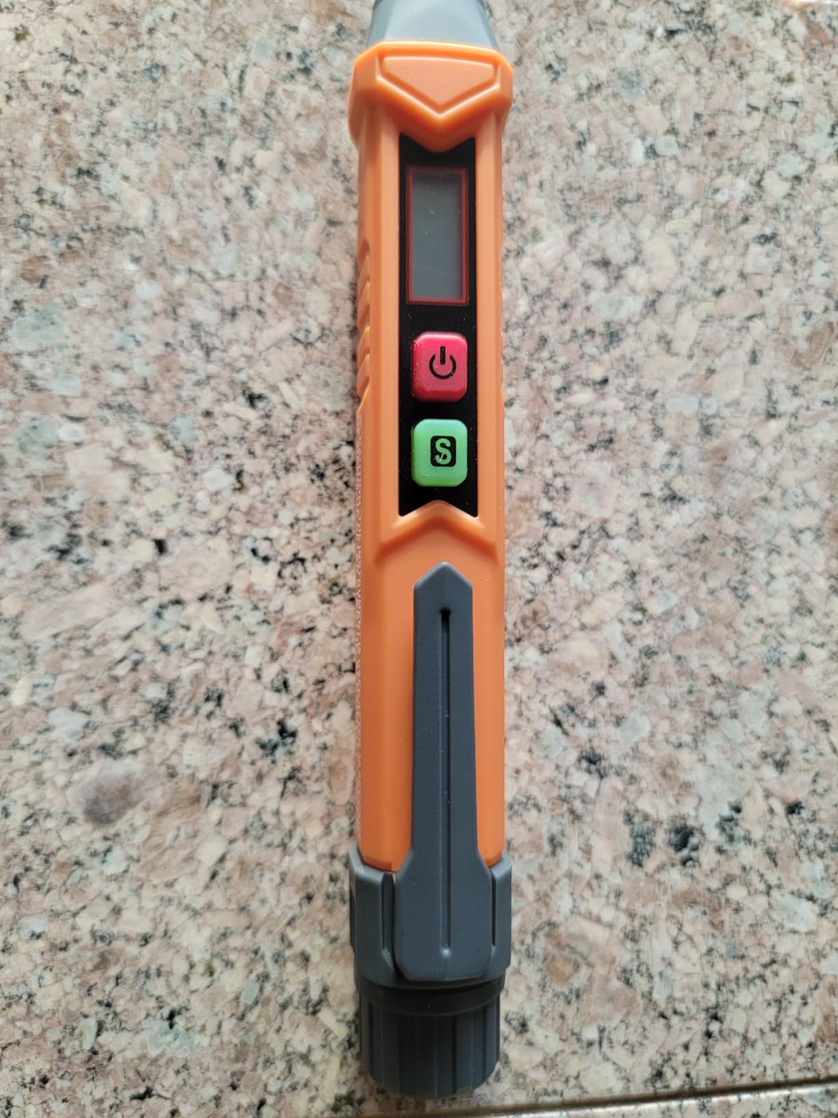 PT199 Natural Gas Leak Detector with Audible & Visual Alarm, Portable Gas Sniffer to Locate Combustible Sources Like Methane, Propane for Home(Includes Battery x2)-Orange customer photo 1