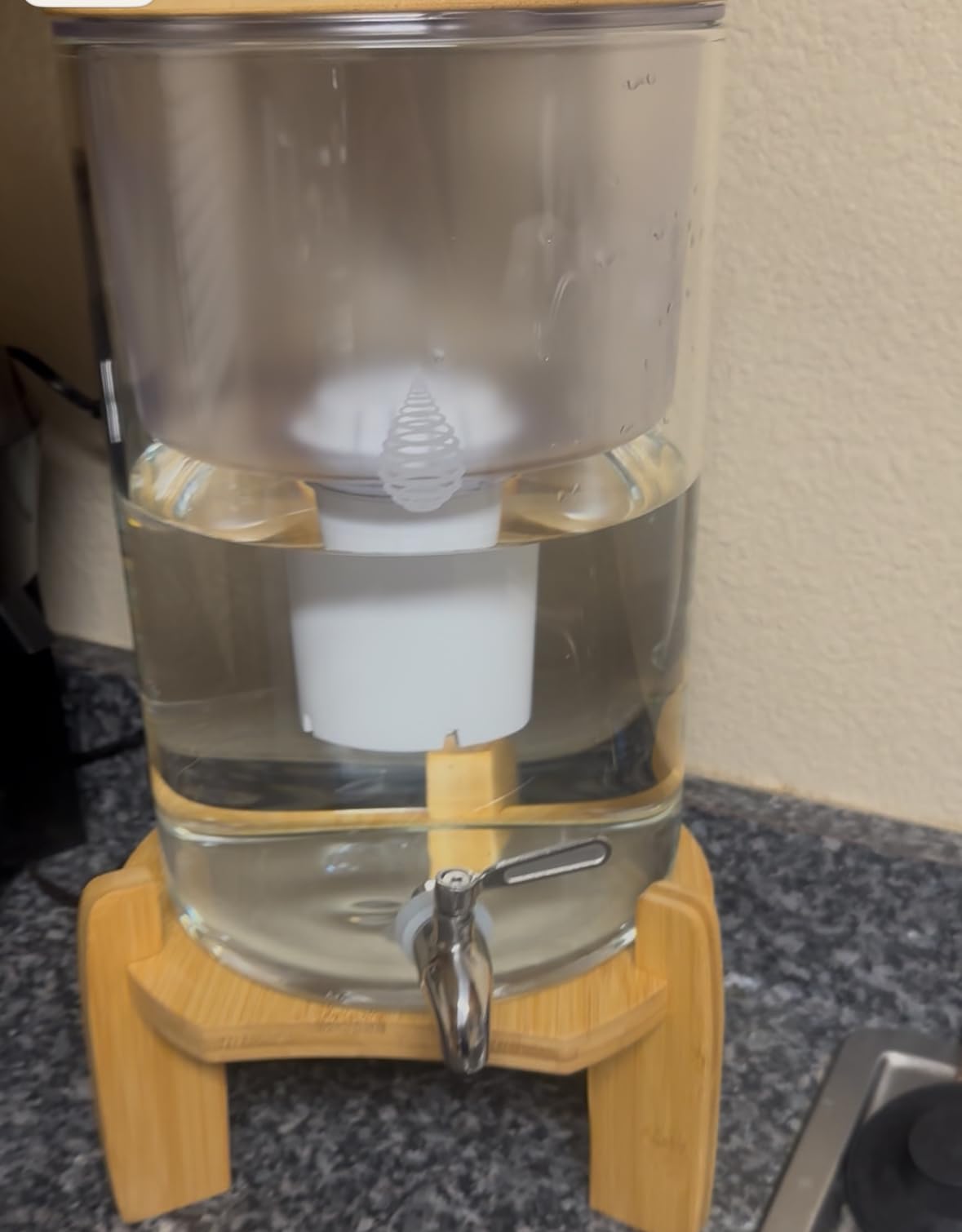 Invigorated Water pH Recharge Glass Alkaline Water Filter Dispenser System customer photo 1