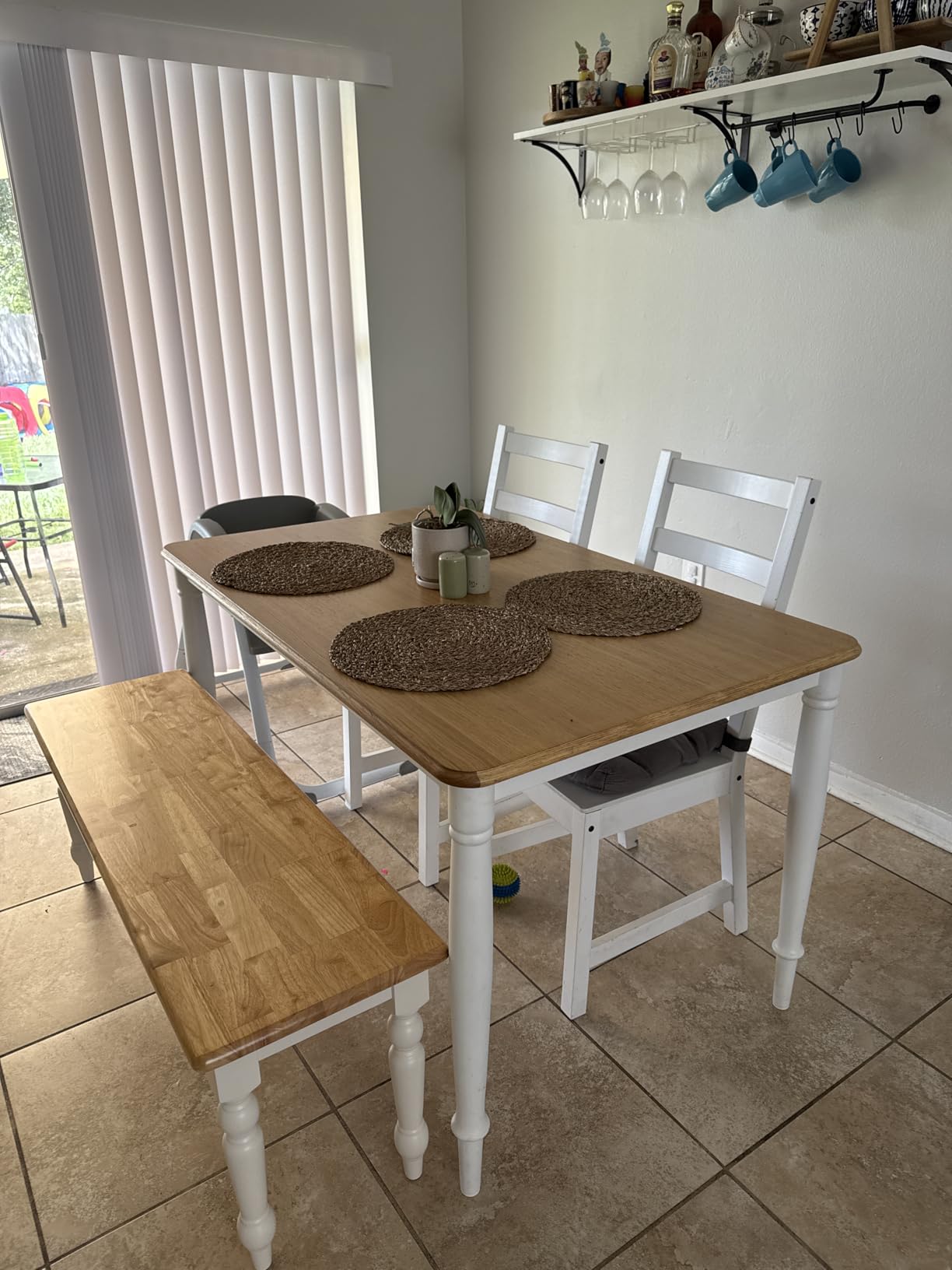 Boraam Windsor Backless Dining Bench - Equistian Green customer photo 1