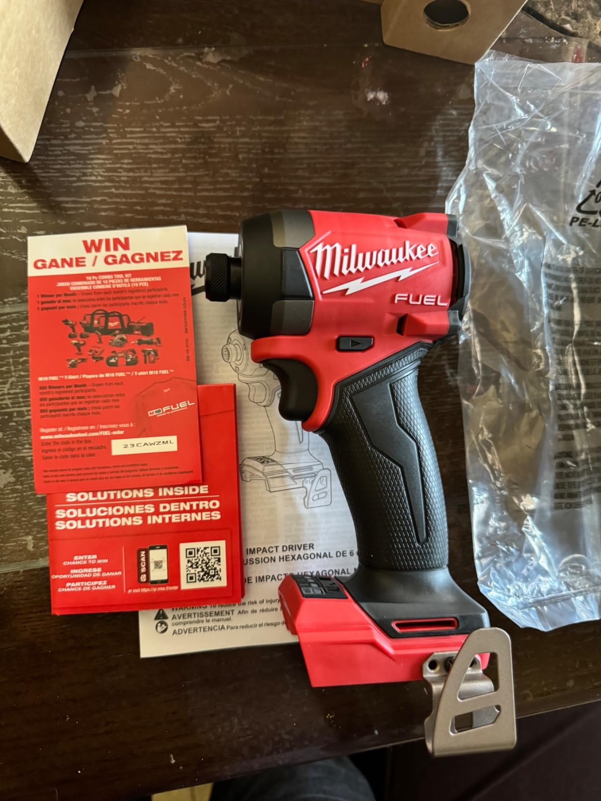 Milwaukee Electric - M18 Fuel. 1/4 HEX Impact Driver customer photo 2