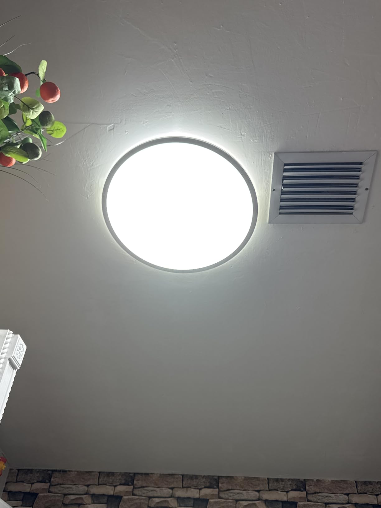 zemty 6Pack 12-Inch LED Flush Mount Ceiling Lights, 24W 3200Lumens 5 CCT Adjustable (3000K-6500K), Round Bright Light Fixture for Bedroom Kitchen Bathroom Hallway Closet(White) customer photo 2