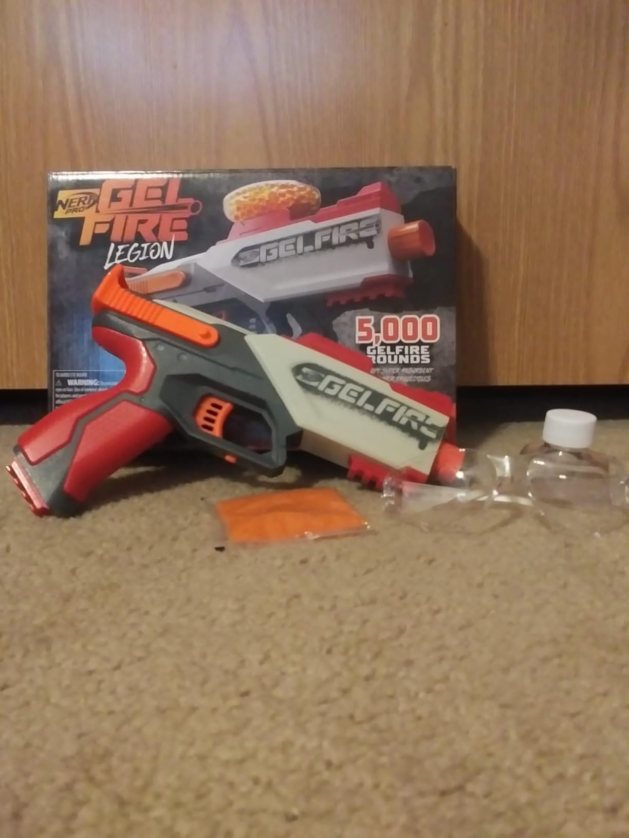 Nerf Pro Gelfire Legion Spring Action Blaster, 5000 Rounds, 130 Hopper, Protective Eyewear, Slam Fire, Ages 14 & Up customer photo 2