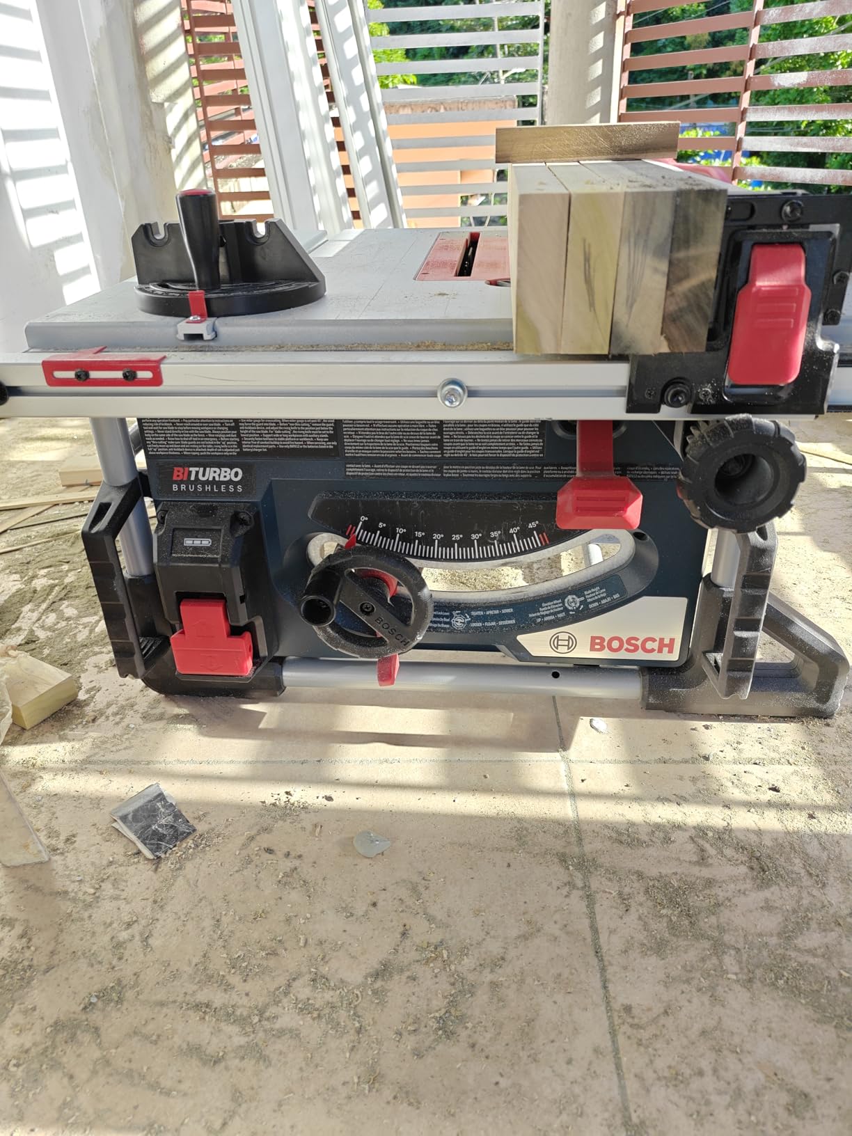BOSCH GTS18V-08N14 PROFACTOR™ 18V 8-1/4 In. Portable Table Saw Kit with (1) CORE18V® 8 Ah High Power Battery customer photo 1