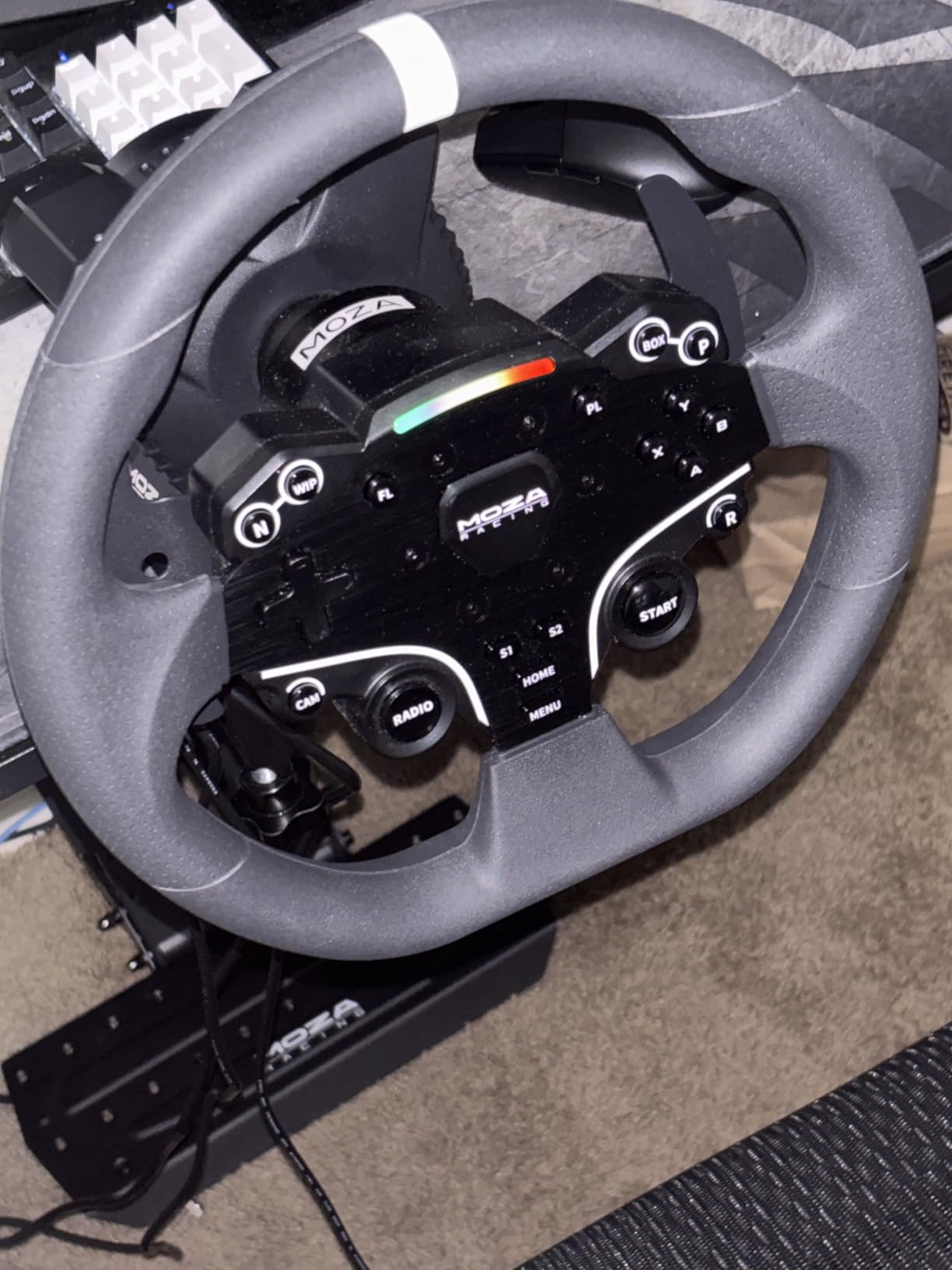 MOZA R3 Bundle Kit Direct Drive Servo base, Racing Wheel and Pedals for PC customer photo 1