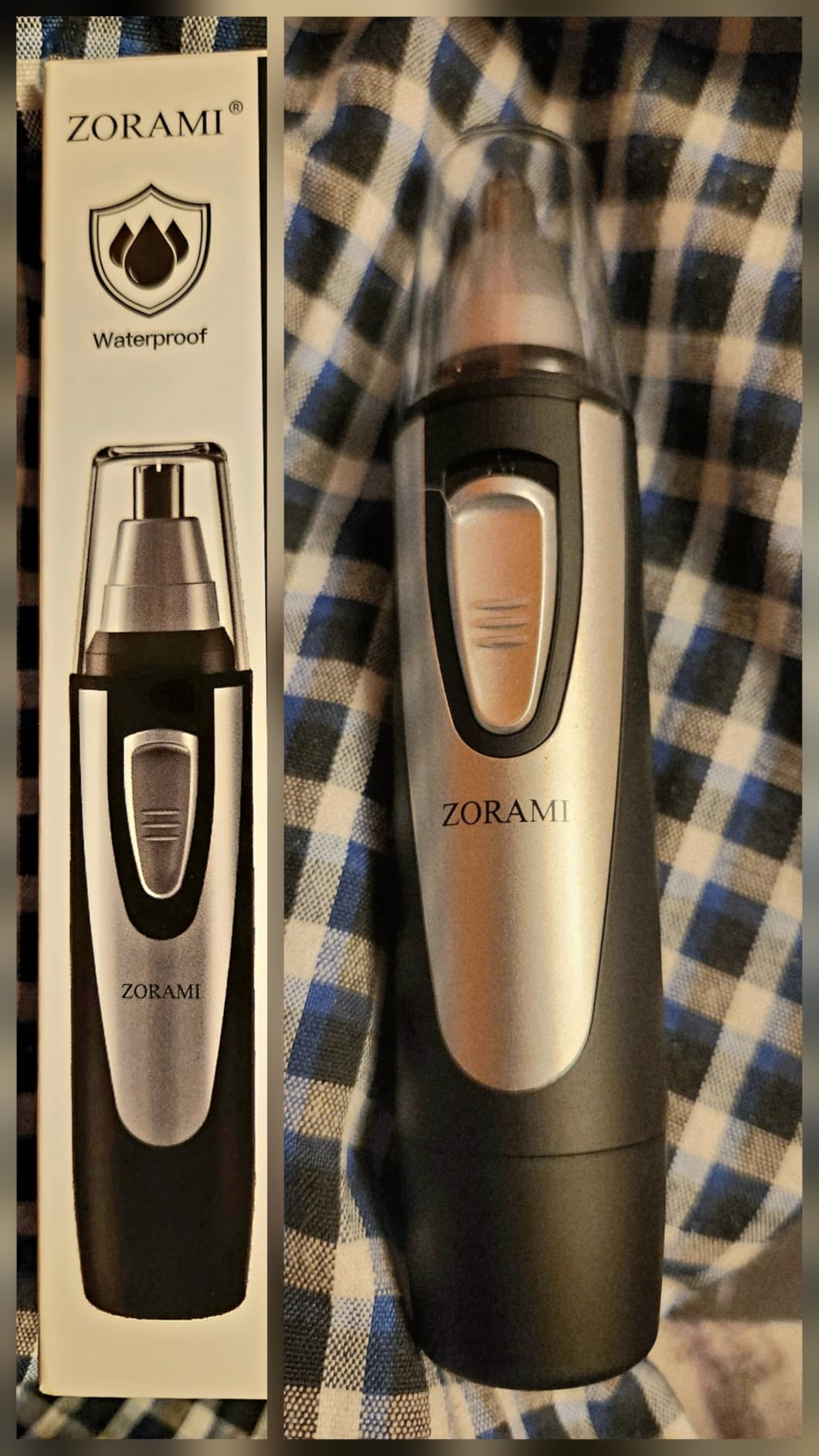 Ear and Nose Hair Trimmer Clipper - 2026 Professional Painless Eyebrow & Facial Hair Trimmer for Men Women, Battery-Operated Trimmer with IPX7 Waterproof, Dual Edge Blades for Easy Cleansing Pink customer photo 1