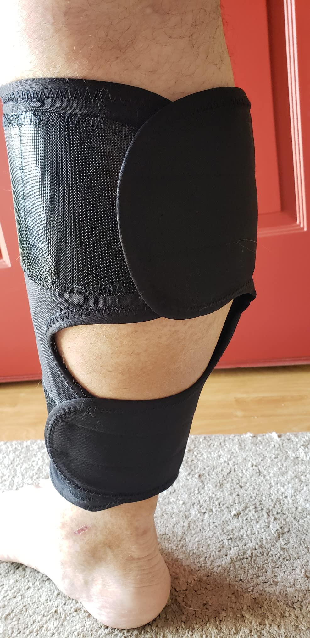 LINGTENG Leg Massager for Circulation and Pain Relief, Calf Air Compression | Leg Massager with Heat, with 3 Intensities, 3 Modes, Easy to use, Muscle Relaxation, Birthday Gifts for Parents (Pair) customer photo 2