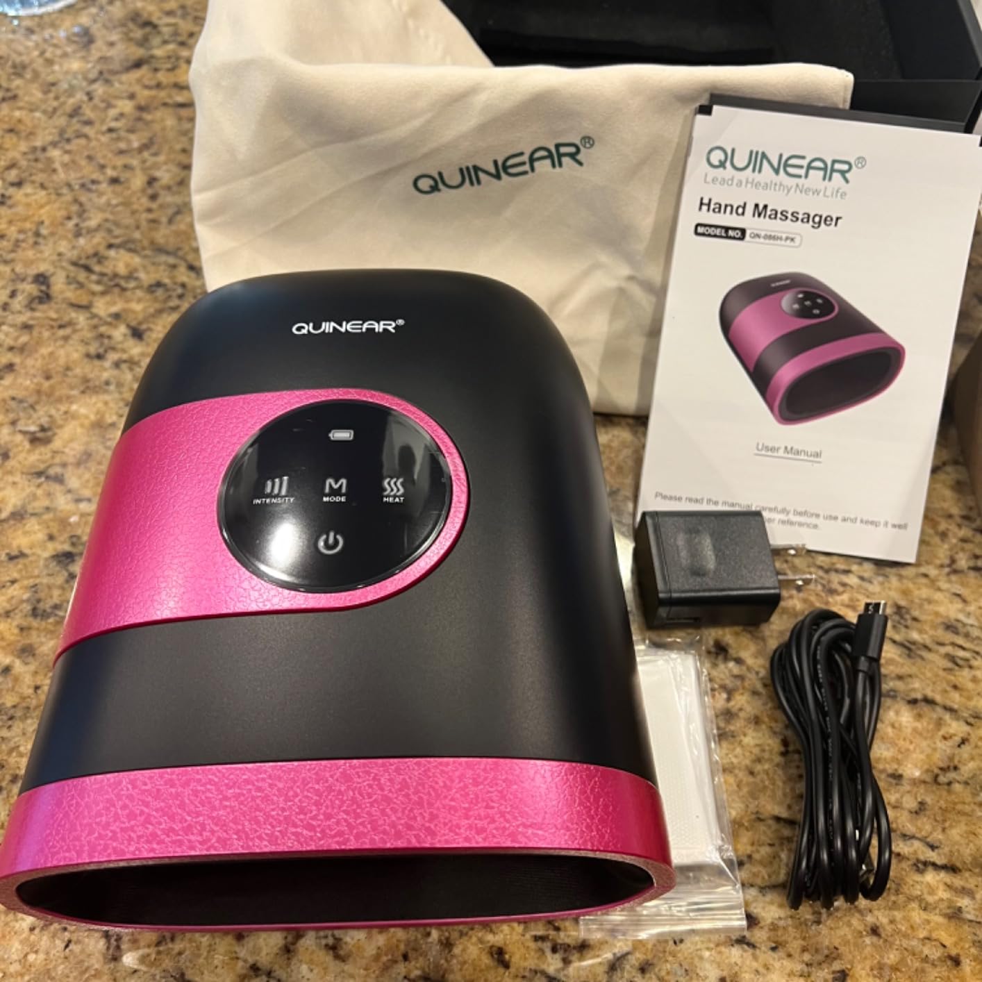 QUINEAR Hand Massager - Cordless Hand Massager with Heat and Compression for Arthritis, Carpal Tunnel and Stiff Joints - Gifts for Women Men - FSA-HSA customer photo 1