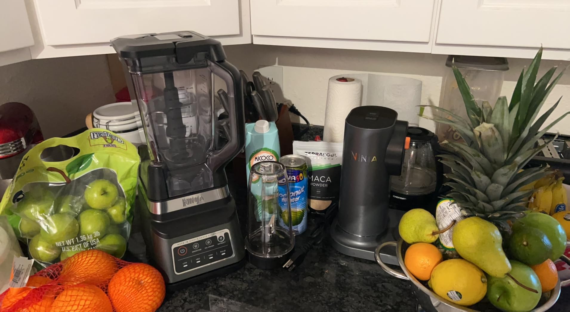 Ninja BN751 Professional Plus DUO Blender, 1400 Peak Watts, 3 Auto-IQ Programs for Smoothies, Frozen Drinks & Nutrient Extractions, 72-oz. Total Crushing Pitcher & (2) 24 oz. To-Go Cups, Black | 1400 peak-watt Total Crushing & Extractor blades. 3 Auto-iQ programs for smoothies. 72-oz pitcher + (2) 24-oz cups. customer photo 2