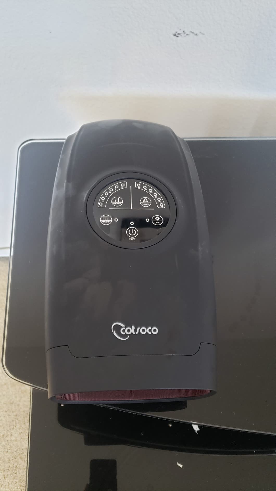 cotsoco Hand Massager with Heat and Compression, 6 Levels Hand Therapy for Arthritis and Carpal Tunnel Relief, Finger and Wrist Cordless Massager Machine for Pain Relief, Gifts for Women Men, Black customer photo 1