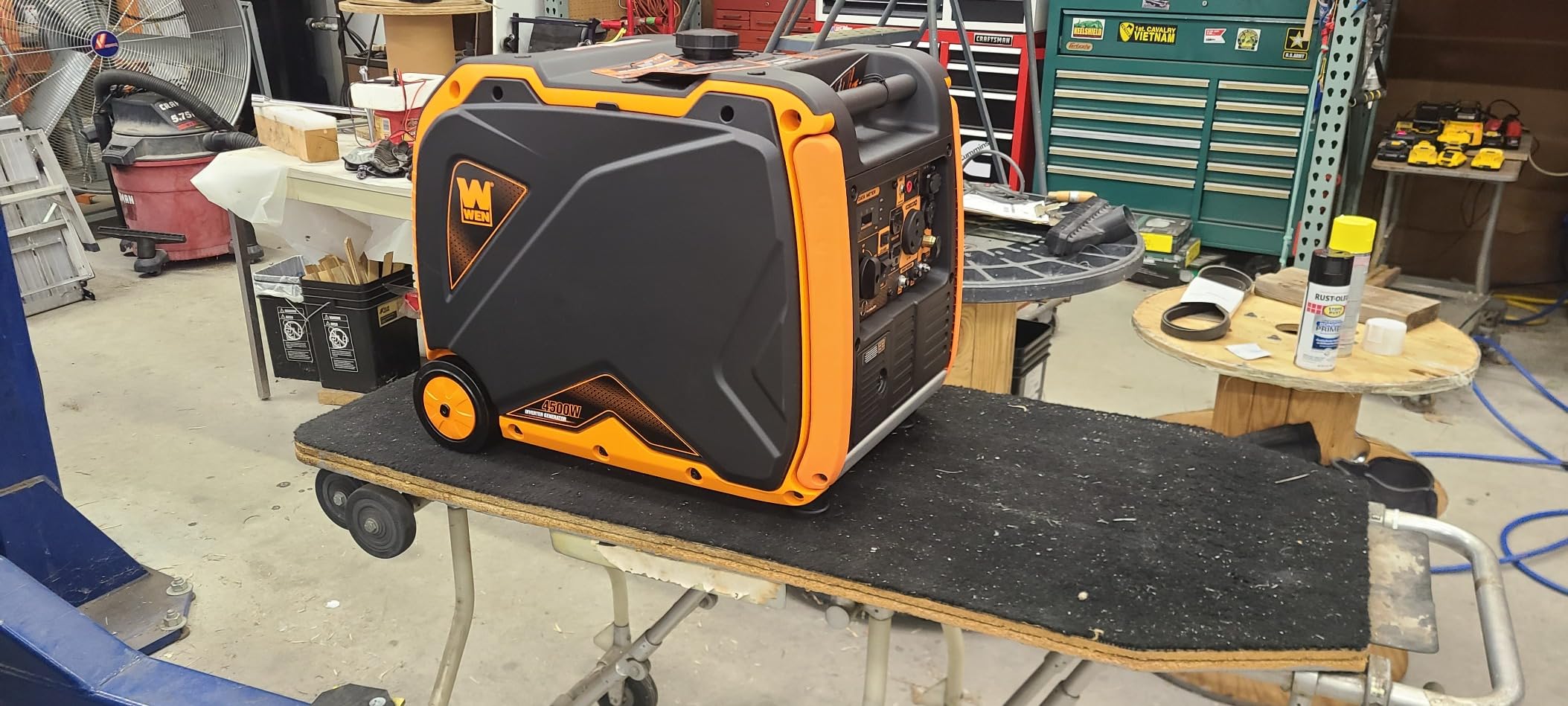 WEN DF451i Super Quiet 4500-Watt Electric Start Dual Fuel RV-Ready Portable Inverter Generator with Fuel Shut-Off customer photo 2