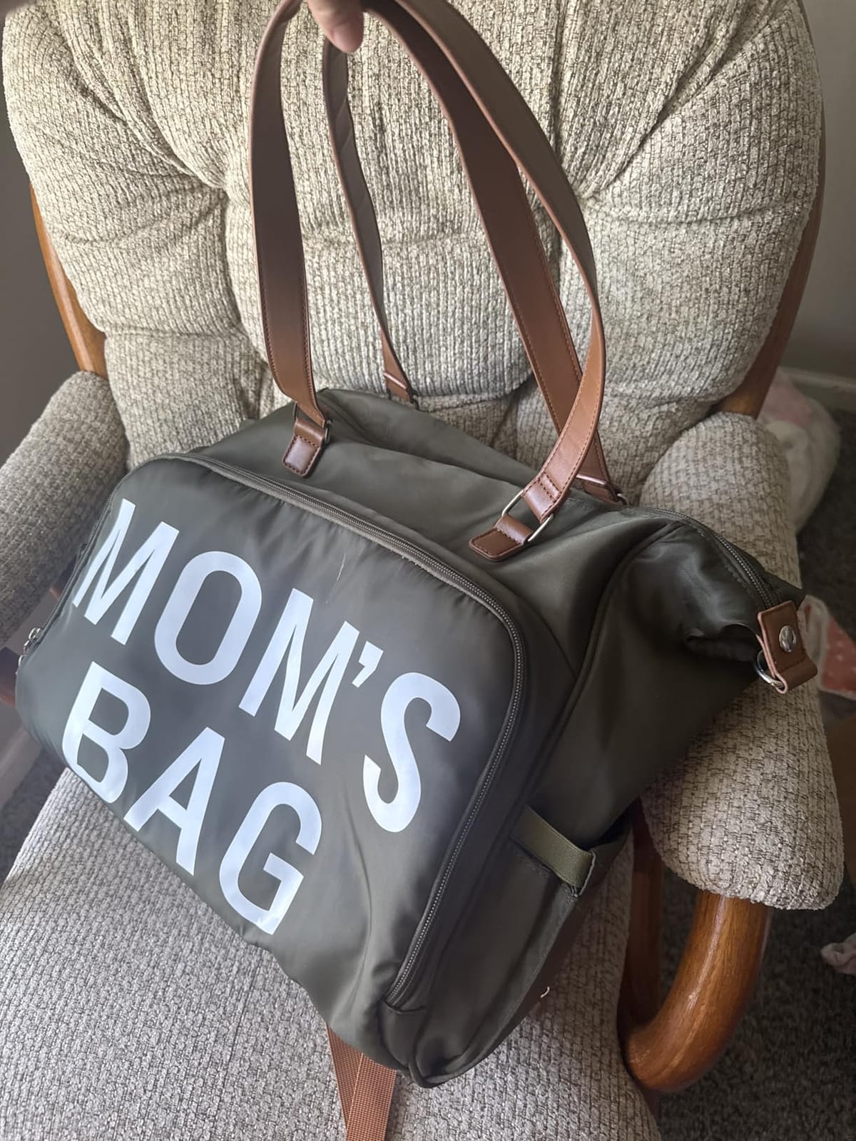 4 in 1 Convertible Daddy Bag Backpack, Camo Black Diaper Backpack for Dad and Mom, Father's Bag for Hospital with DADDY Imprint, Baby Care Diaper Backpack & Tote with 14 Pockets customer photo 2