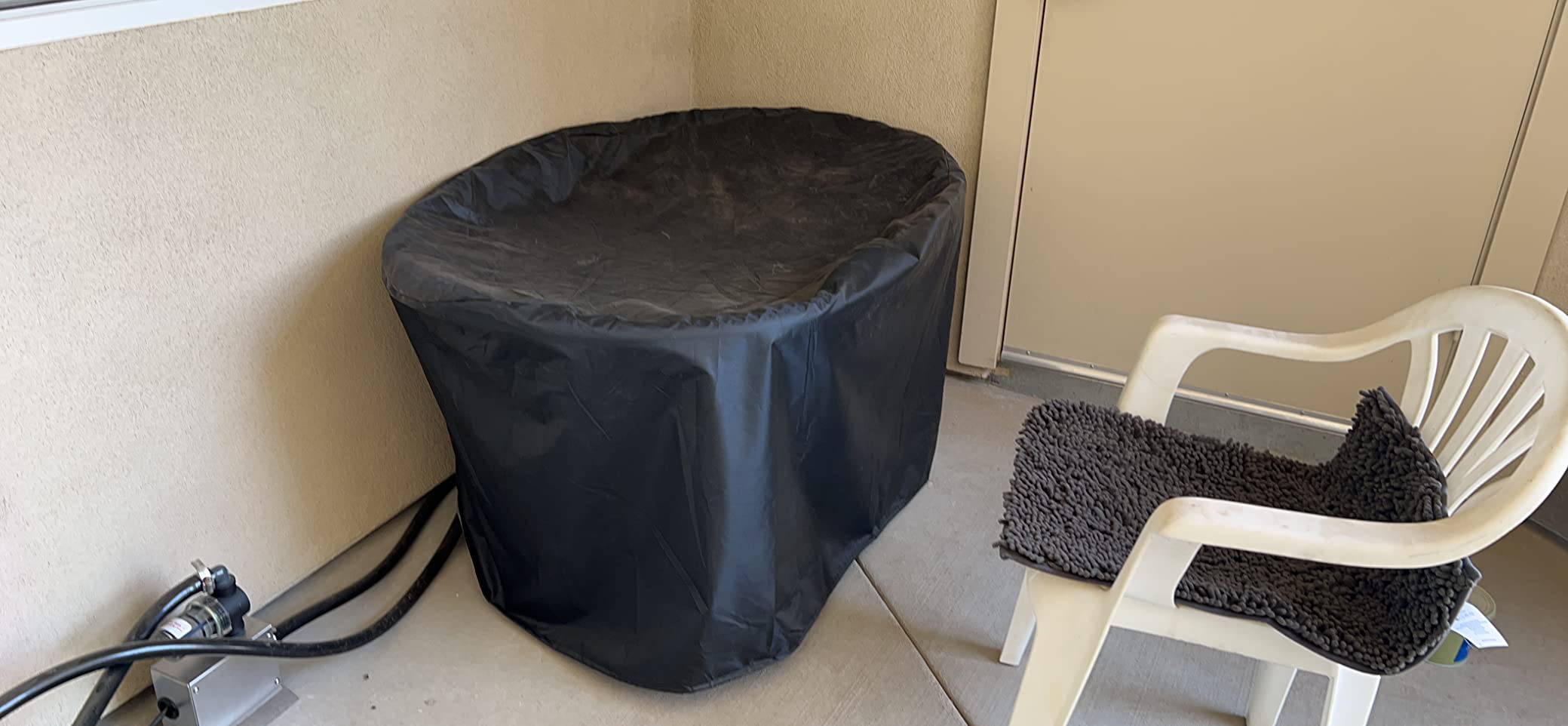 Waterproof Stock Tank Cover for 300 Gallon Rubbermaid Stock customer photo 1