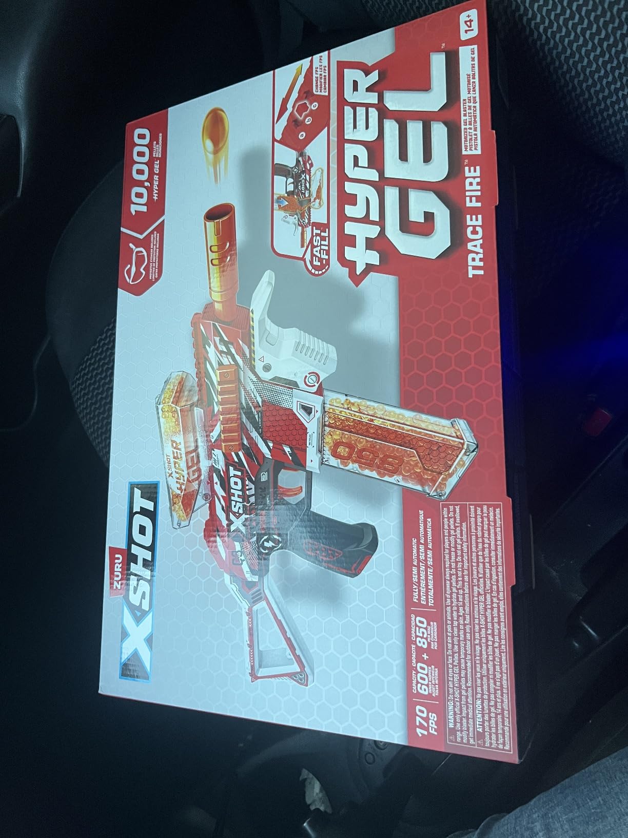 XSHOT Hyper Gel Trace Fire Blaster, Semi and Fully Automatic Gel Blaster & 10,000 Gellets, 600 Capacity Hopper & 850 Capacity Mag, Ages 14 & Up by ZURU customer photo 2