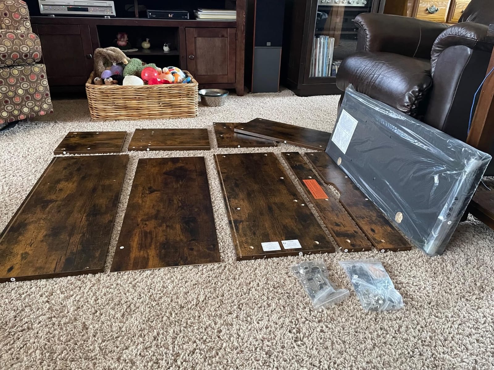 VASAGLE Storage Bench with Cushion, Shoe Bench,11.8 x 31.5 x 17.3 Inches customer photo 1