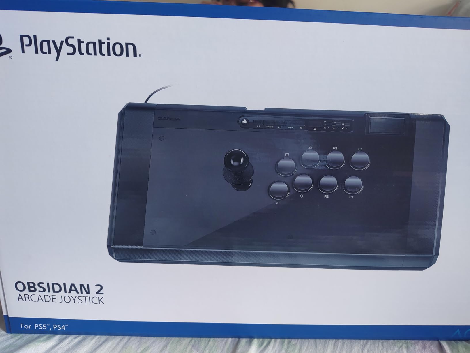 Qanba Q7 Obsidian 2 Wired Joystick for PlayStation 5/4 and PC (Fighting Stick) Officially Licensed Sony Product customer photo 1