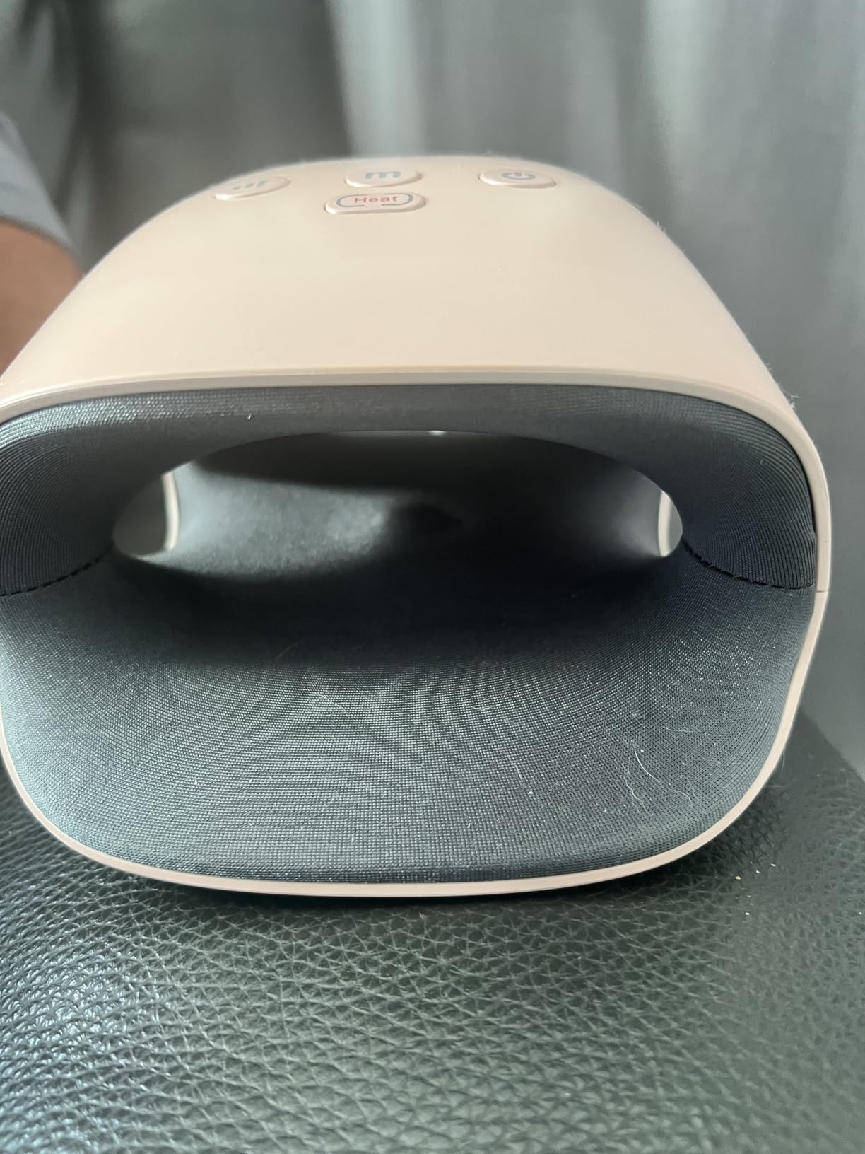 CINCOM Cordless Hand Massager with Heat and Compression, Blue customer photo 2