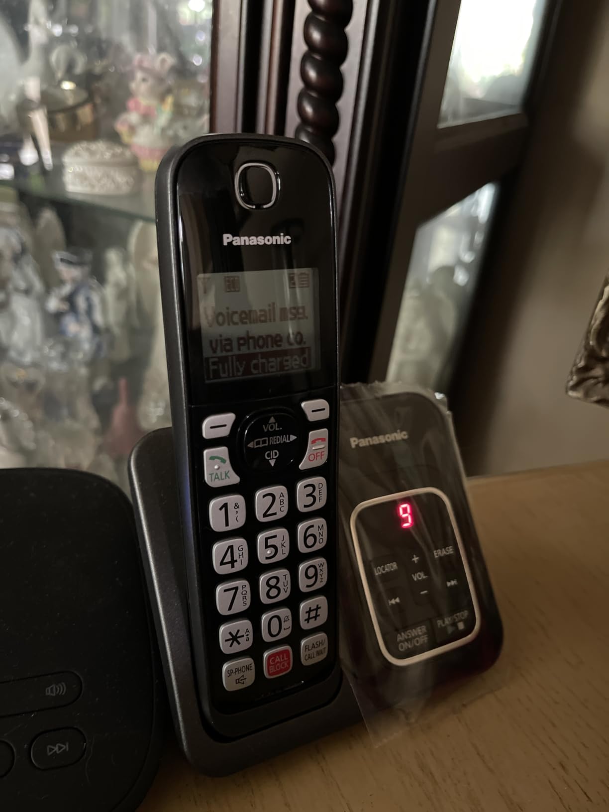Panasonic Cordless Phone with Answering Machine, 2 Handsets Landline Phone customer photo 1