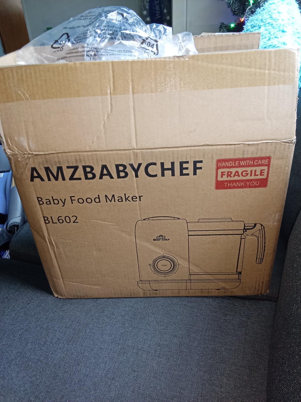 AMZBabyChef Baby Food Maker Blender: 4-in-1 Steamer and Puree Processor customer photo 2