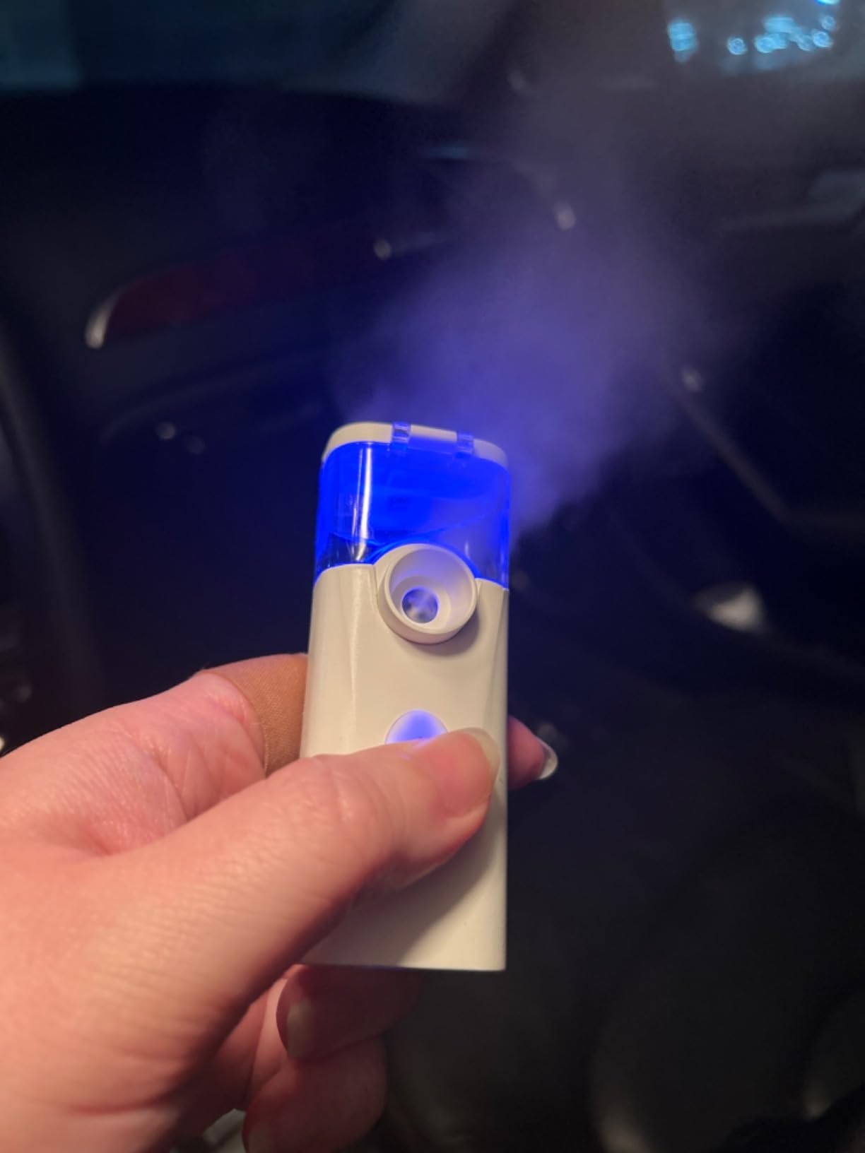 OTBK Portable Eye & Face Moisturizer, USB Rechargeable Nano Mist Spray | Personal dry eye relief and facial moisturizer-one-button operation and compact design, perfect for travel and the office customer photo 1
