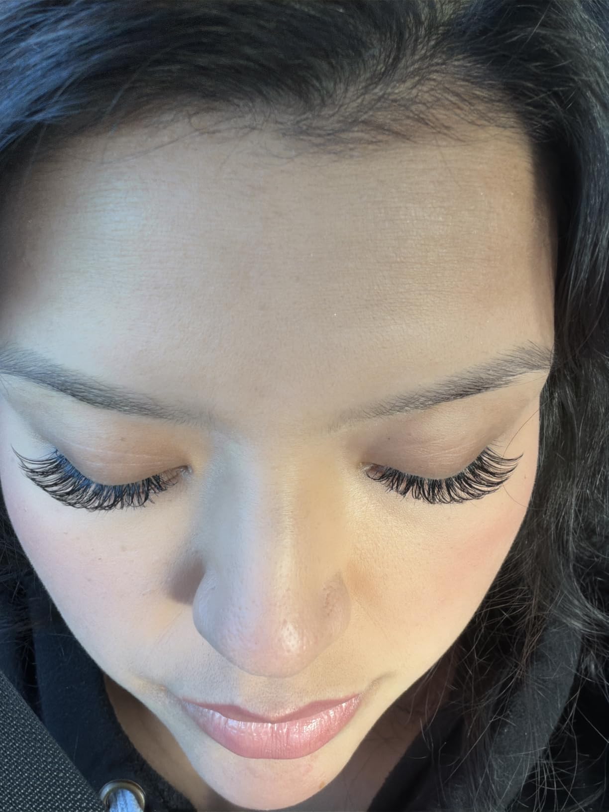 B&Q Lash Clusters Kit 280PCS Eyelash Clusters Kit,40D D 9-16MIX Individual Lash Comfortable Eyelash Extension Set, Classic Look with Bond and Seal Waterproof, Remover DIY at Home(Set,40D) customer photo 1