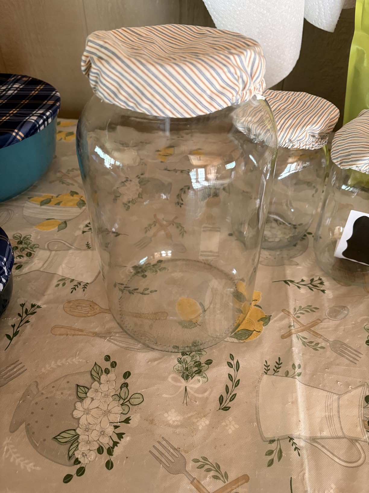 North Mountain Supply 1 Gallon Wide-Mouth Glass Jar with Lid customer photo 2