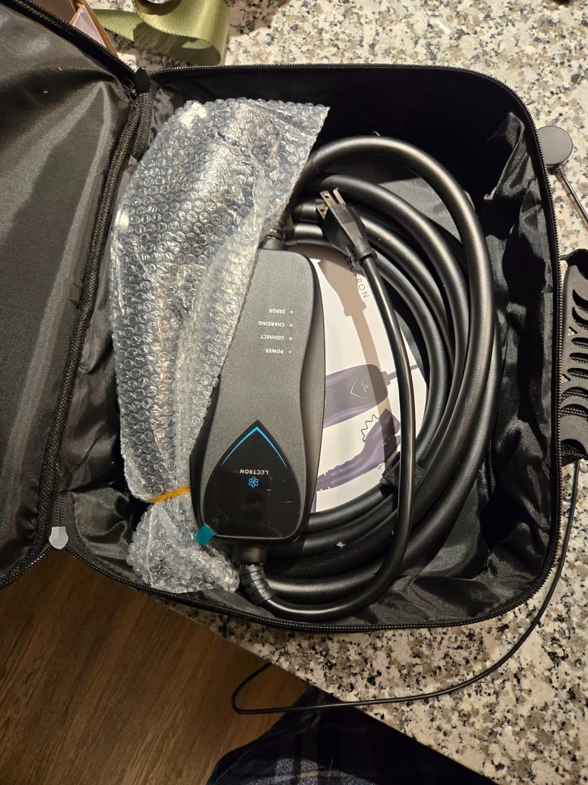 Lectron Level 1 EV Charger - ETL Certified, 120V, 15 Amp, 16 ft Extension Cord & J1772 Cable - Portable Electric Car Charger for J1772 EVs with NEMA 5-15 Plug customer photo 2