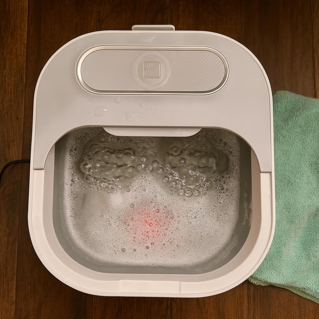 UNIFULL Collapsible Foot Spa Bath with Heat and Remote Control customer photo 1