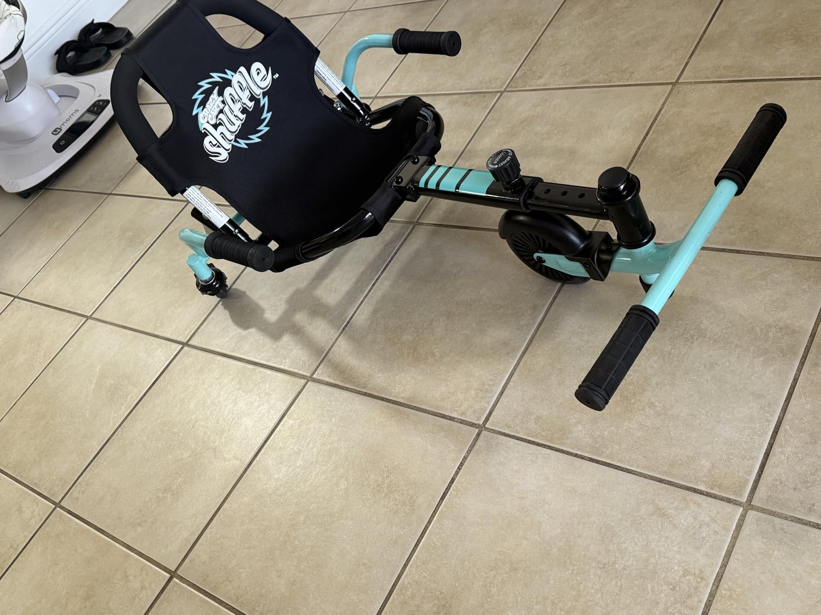 Crazy Cart Shuffle Go Kart | Manual Drift Cart (Black/Teal) customer photo 2