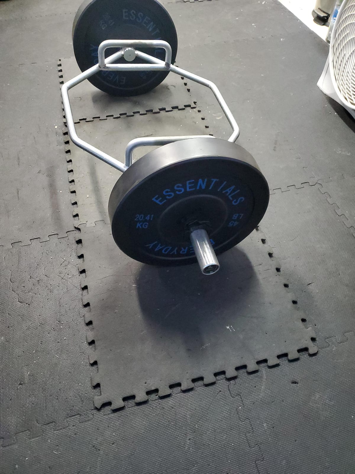 BalanceFrom Olympic Rubber Bumper Weight Plate Set with Steel Hub Inserts - 2-Inch Hole Plates for Strength Training customer photo 1