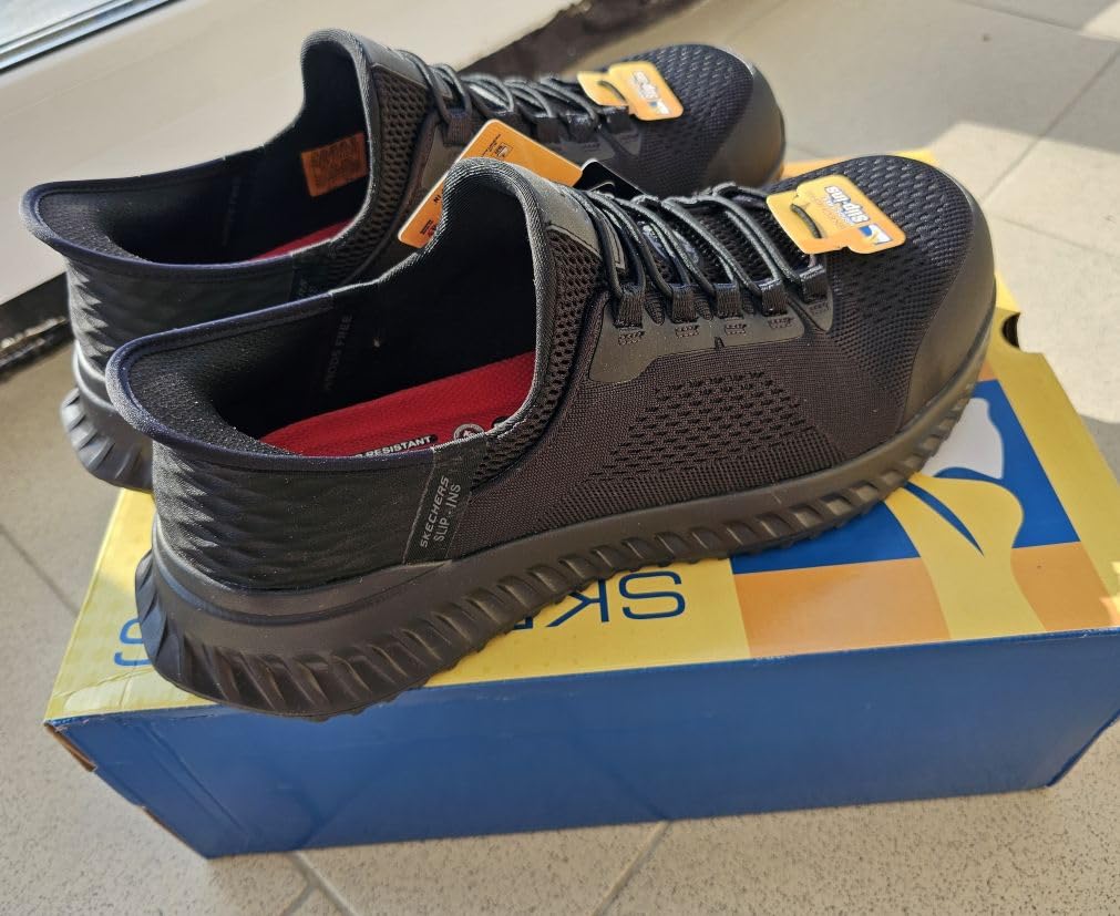 Skechers Men's Hands Free Slip-ins Tilido Fletchit Comp Toe customer photo 1