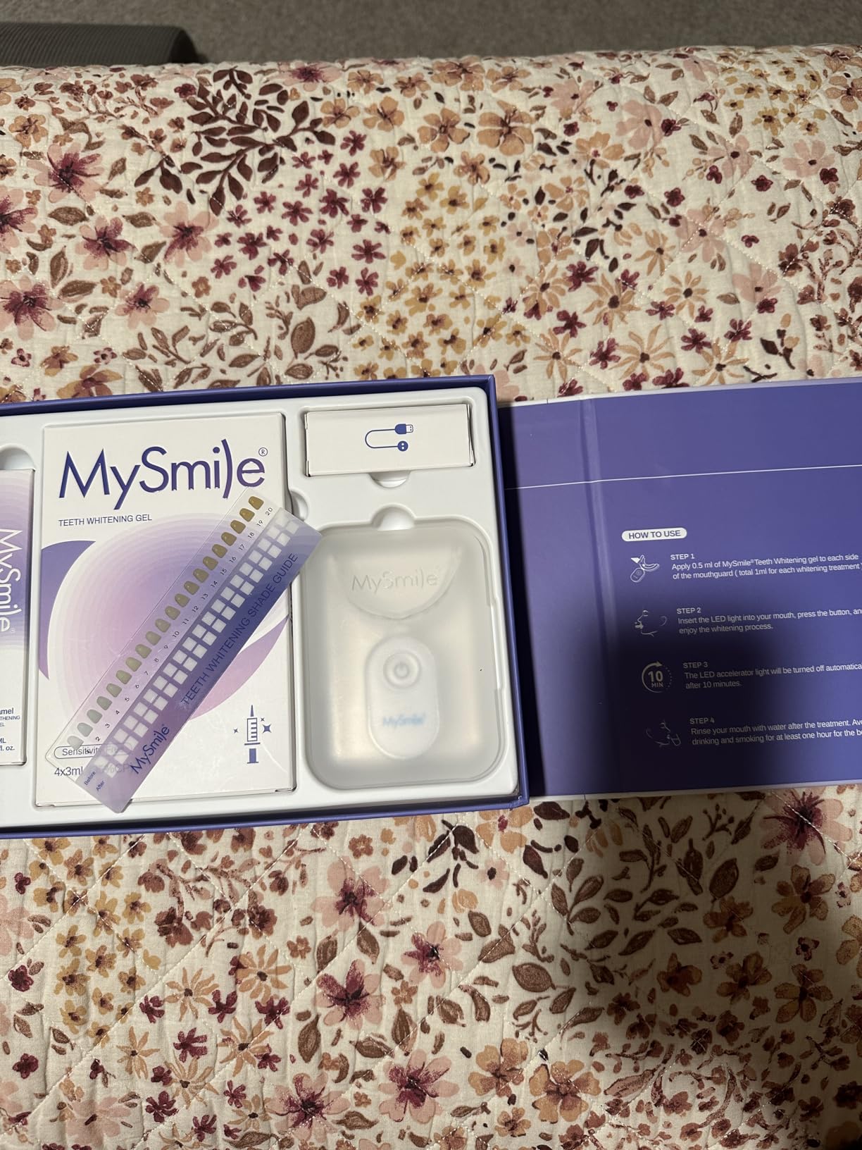 MySmile Teeth Whitening Kit for Sensitive Teeth, 30+ Treatments Whitener customer photo 2